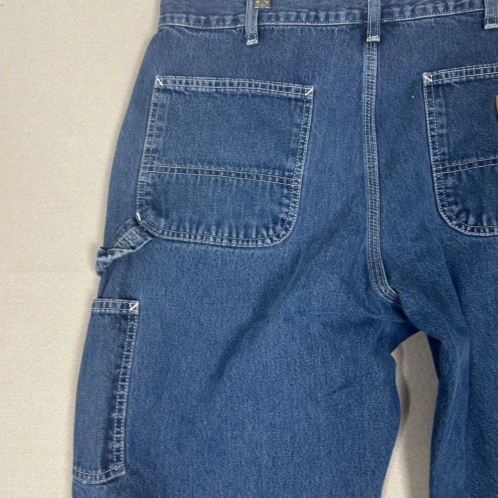 Carhartt B13 DSTJeans Mens 36X28 Blue Original Dungaree Fit Carpenter Workwear